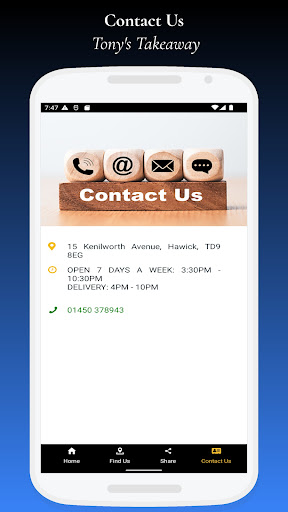 Tonys Takeaway Screen 3