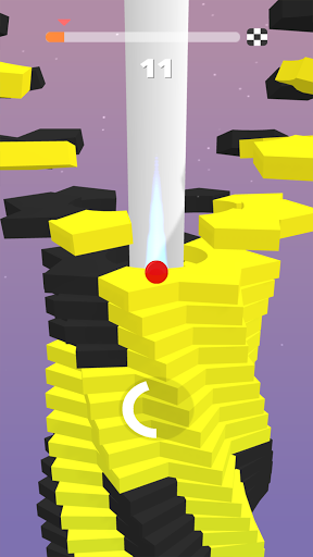 Android application Helix Stack Blast 3D – Smash screenshort