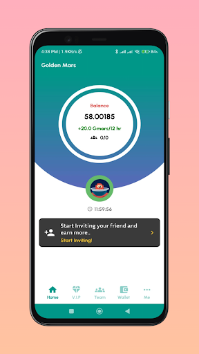 Golden Mars Network -Mine Coin