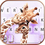 Giraffe Love Keyboard Background 6.0.1216_10 Icon