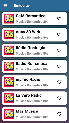 Musica Romantica de los 80 Screen 2