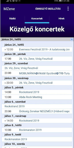 Magyar Zene Screen 3