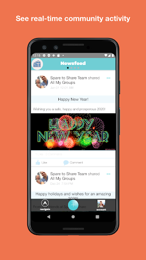Android application CoworkConnect screenshort