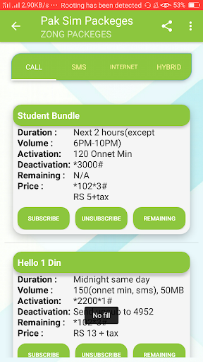 Pak Sim Packeges 2020