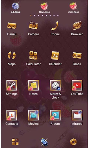 Girly Theme-Sparkle Fruits- Screen 2