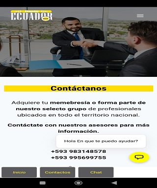 Android application ABOGADO IA ECUADOR screenshort