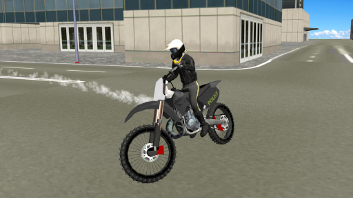 Android application Police Motorbike City Driving screenshort