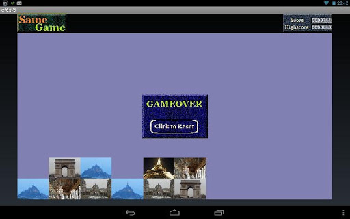 SameGame Screen 2
