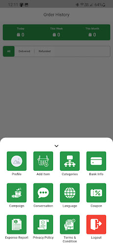 Metrodash Vendor Screen 2