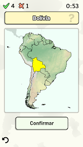 Países da América do Sul -Quiz