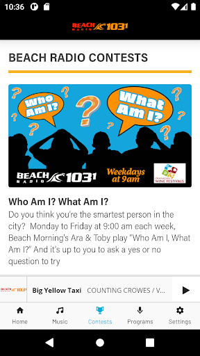 103.1 Beach Radio Kelowna Screen 3