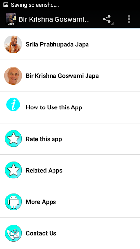 Android application Bir Krishna Goswami Japa screenshort