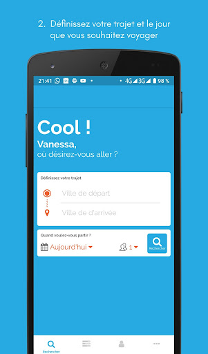 CoolTrip Screen 2