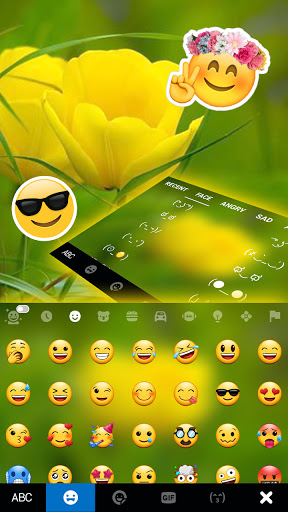 Summer Tulips Keyboard Backgro Screen 3