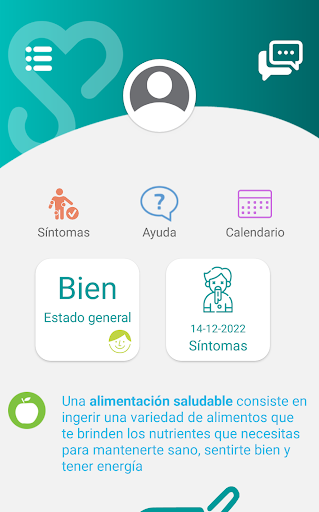 Android application Movisalud screenshort