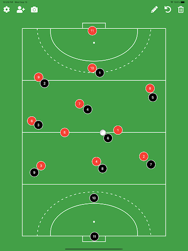 Field Hockey Tactic Board Screen 3