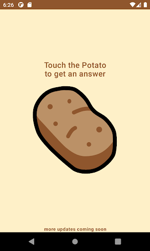 Android application Potato screenshort