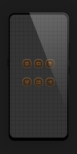 Matte Glass Brown Icon Pack
