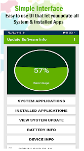 Screenshot 3 Actualización de software Apps android