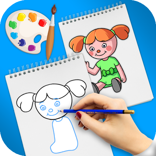 Teach drawing step by step  Icon