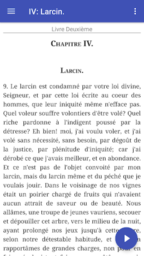 Android application Les Confessions (Augustin) screenshort