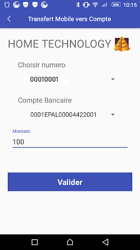 Android application Yveo Finances Mobile screenshort