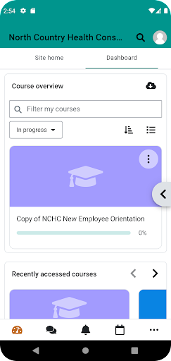 NCHC Courses Screen 3