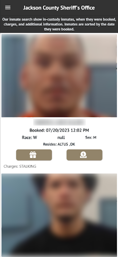 Jackson County Sheriffs Office Screen 2