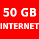Internet Data app : 50 GB
