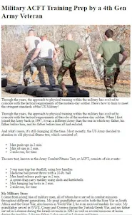 How to Do Military Training