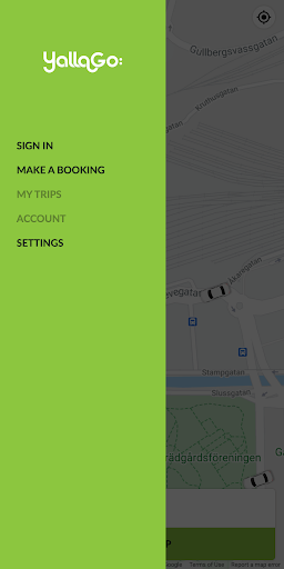 Android application YallaGo: screenshort