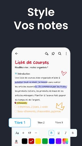 Bloc-notes, Notes et listes screenshot 4