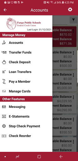 Fargo Public Schools FCU Screen 2