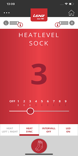 Lenz Body heat app Screen 2