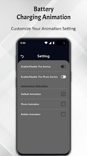 Screenshot of Battery Charging Animation