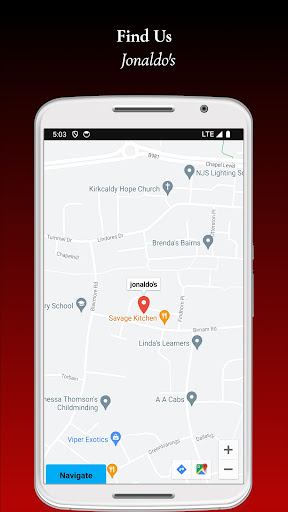 Jonaldos Takeaway Kirkcaldy Screen 2