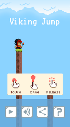Pixel Viking Jump - Endless - Screenshot 2
