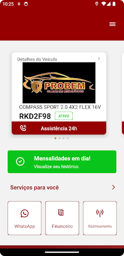 Probem Proteção Veicular Screen 2