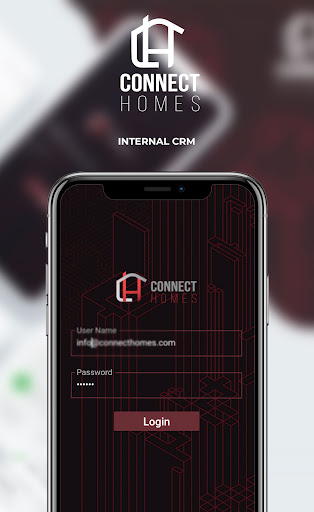 Android application Connect homes screenshort