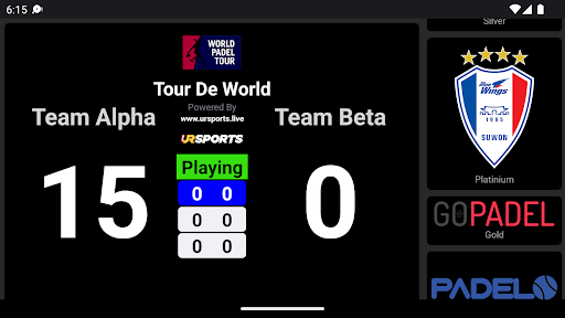 Android application URSPORTS TV screenshort