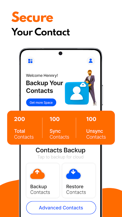 Contacts Backup Cloud Transfer - 4.0 - (Android)