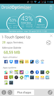 Droid Optimizer Capture d'écran