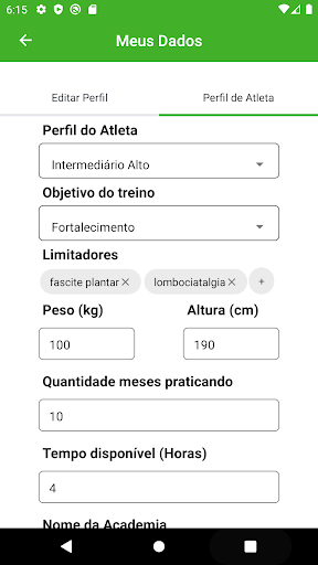 TO BE FITNESS Screen 2