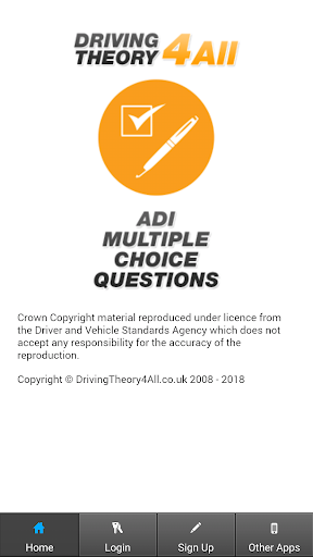 Android application DT4A ADI Part 1 Theory Test 20 screenshort