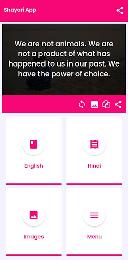 Android application Hindi Shayari - All Category screenshort