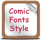 Comic Fonts Style icon