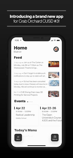 Android application Crab Orchard CUSD #3 screenshort