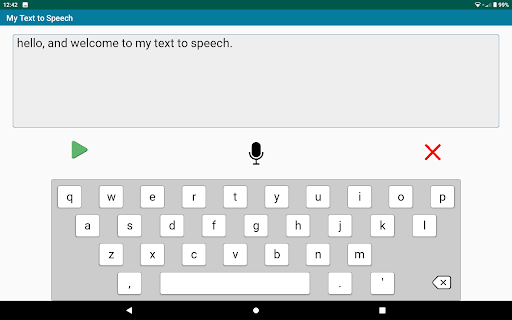 My Text To Speech Screen 3