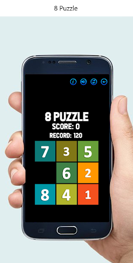 Android application 15 Puzzle (Game of Fifteen) screenshort