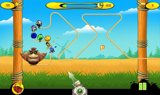Screenshot of Birds On A Wire: Match 3